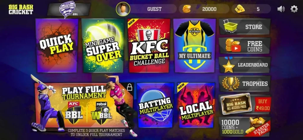 Big Bash Cricket Screenshot 1